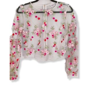 Women's sheer blouse